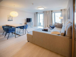 Dünenresidenz Prora - Ferienwohnung mit Meerblick, 2 Schlafzimmern, Balkon und Sauna NP-103
